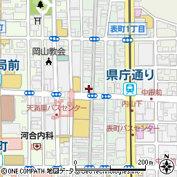 岡山県写真材料商組合周辺の地図