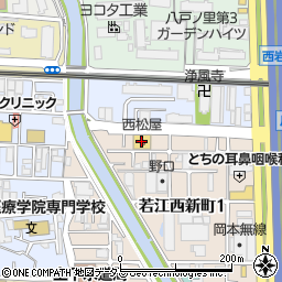 西松屋八戸ノ里店周辺の地図