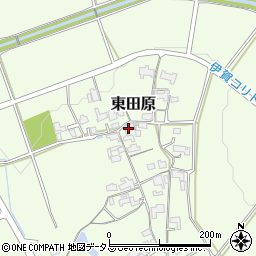 三重県名張市東田原2337周辺の地図