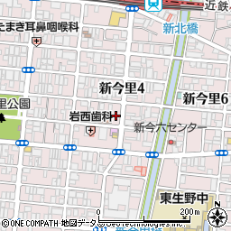 今里駅前通り宮本米穀店周辺の地図