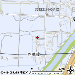 岡山県岡山市東区浅越204周辺の地図
