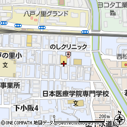 大阪府東大阪市下小阪5丁目12-4周辺の地図