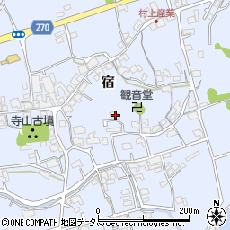 岡山県総社市宿726-1周辺の地図