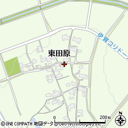 三重県名張市東田原2279周辺の地図