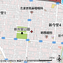 マンション新今里周辺の地図