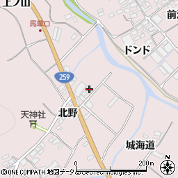 愛知県田原市野田町北野16周辺の地図