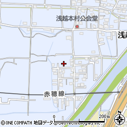 岡山県岡山市東区浅越203周辺の地図