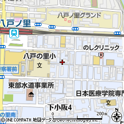 大阪府東大阪市下小阪5丁目6-20周辺の地図