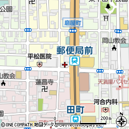 七條紙商事株式会社　岡山営業所周辺の地図