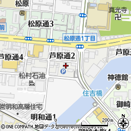 兵庫県神戸市兵庫区芦原通2丁目1-23周辺の地図