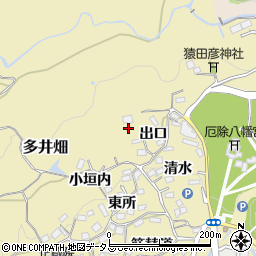 兵庫県神戸市須磨区多井畑（岡ノ辻）周辺の地図