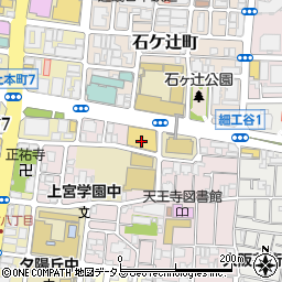 ドン・キホーテ上本町店周辺の地図