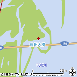 遠州大橋周辺の地図