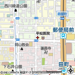 岡山県岡山市北区磨屋町9-26周辺の地図