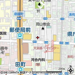百十四リース株式会社　岡山営業所周辺の地図
