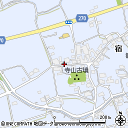 岡山県総社市宿437周辺の地図