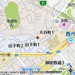 南山商店周辺の地図