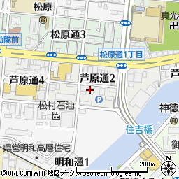 兵庫県神戸市兵庫区芦原通2丁目1-18周辺の地図