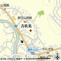 静岡県下田市吉佐美周辺の地図