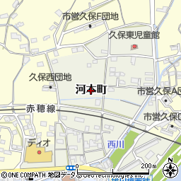 岡山県岡山市東区河本町周辺の地図