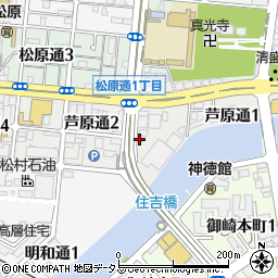 北浦建設　新川事務所周辺の地図
