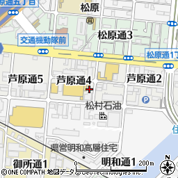 兵庫県神戸市兵庫区芦原通4丁目1-32周辺の地図