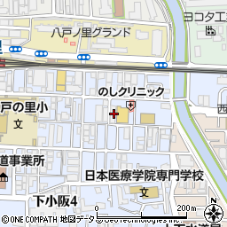 大阪府東大阪市下小阪5丁目12-20周辺の地図