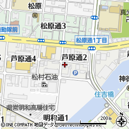 兵庫県神戸市兵庫区芦原通2丁目1-16周辺の地図
