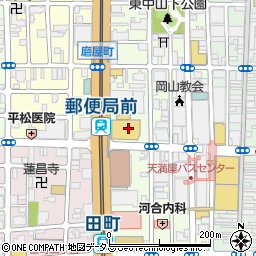 株式会社広告通信社　岡山支店周辺の地図