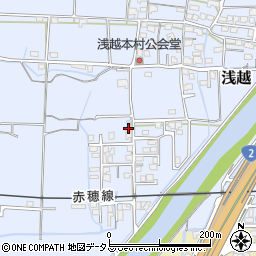 岡山県岡山市東区浅越212周辺の地図