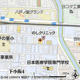大阪府東大阪市下小阪5丁目12周辺の地図
