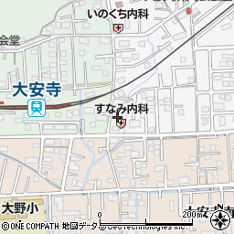 福原会計事務所（税理士法人）　大安寺オフィス周辺の地図
