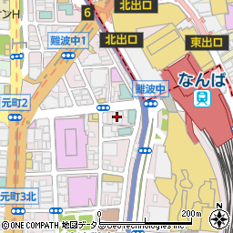 ブックオフ大阪難波中店周辺の地図