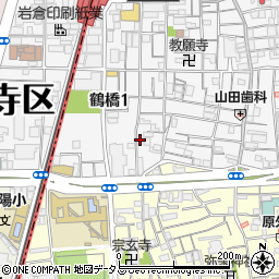エクセル鶴橋周辺の地図