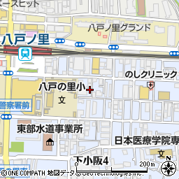 大阪府東大阪市下小阪5丁目6-21周辺の地図
