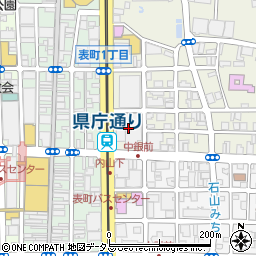 中国銀行自動機サービスセンター・キャッシュカード・通帳などの盗難・紛失受付周辺の地図