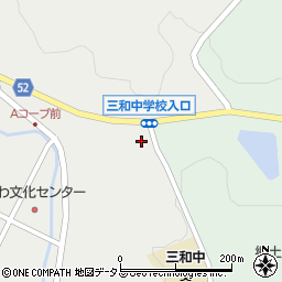 広島県三次市三和町上板木613周辺の地図