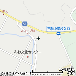広島県三次市三和町上板木610周辺の地図