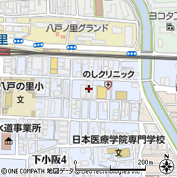大阪府東大阪市下小阪5丁目9-7周辺の地図