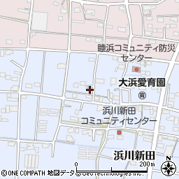 静岡県掛川市浜川新田209周辺の地図