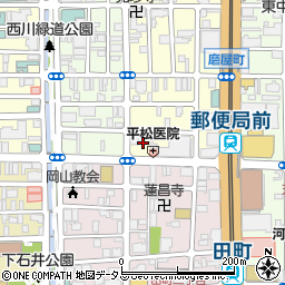 岡山県岡山市北区磨屋町9-3周辺の地図