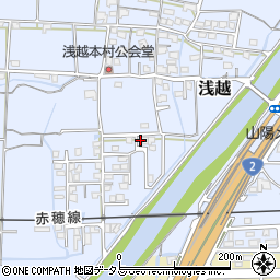 岡山県岡山市東区浅越253周辺の地図