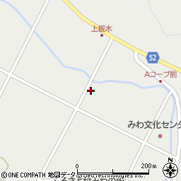 広島県三次市三和町上板木532周辺の地図
