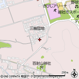 岡山県総社市三輪1210-2周辺の地図