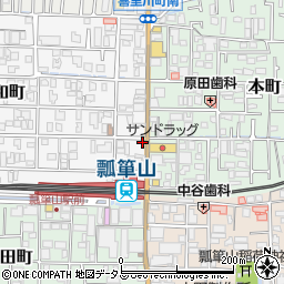 じゃんぼ總本店 瓢箪山店周辺の地図