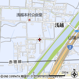 岡山県岡山市東区浅越251-5周辺の地図