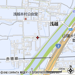 岡山県岡山市東区浅越251-2周辺の地図