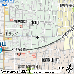 大阪府東大阪市本町12-12周辺の地図