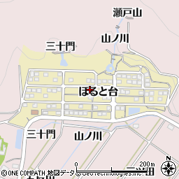 愛知県田原市ほると台周辺の地図
