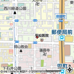 岡山県岡山市北区磨屋町9-30周辺の地図